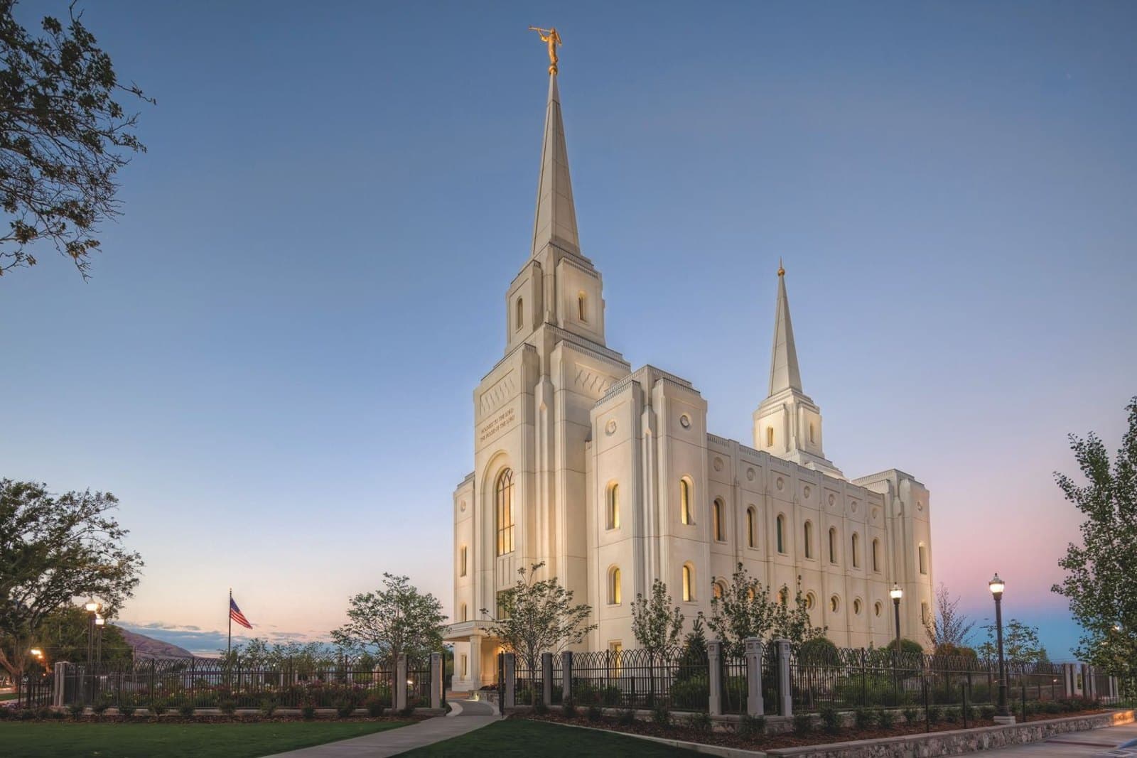 Brigham City Utah Temple in Utah, shown on its official venue website