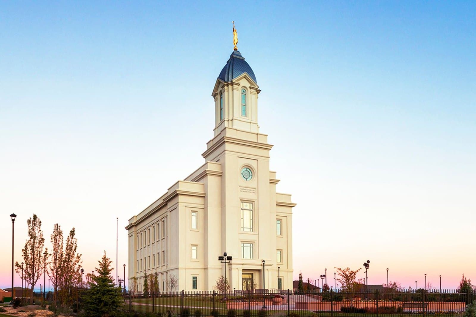 Cedar City Utah Temple in Utah, shown on its official venue website