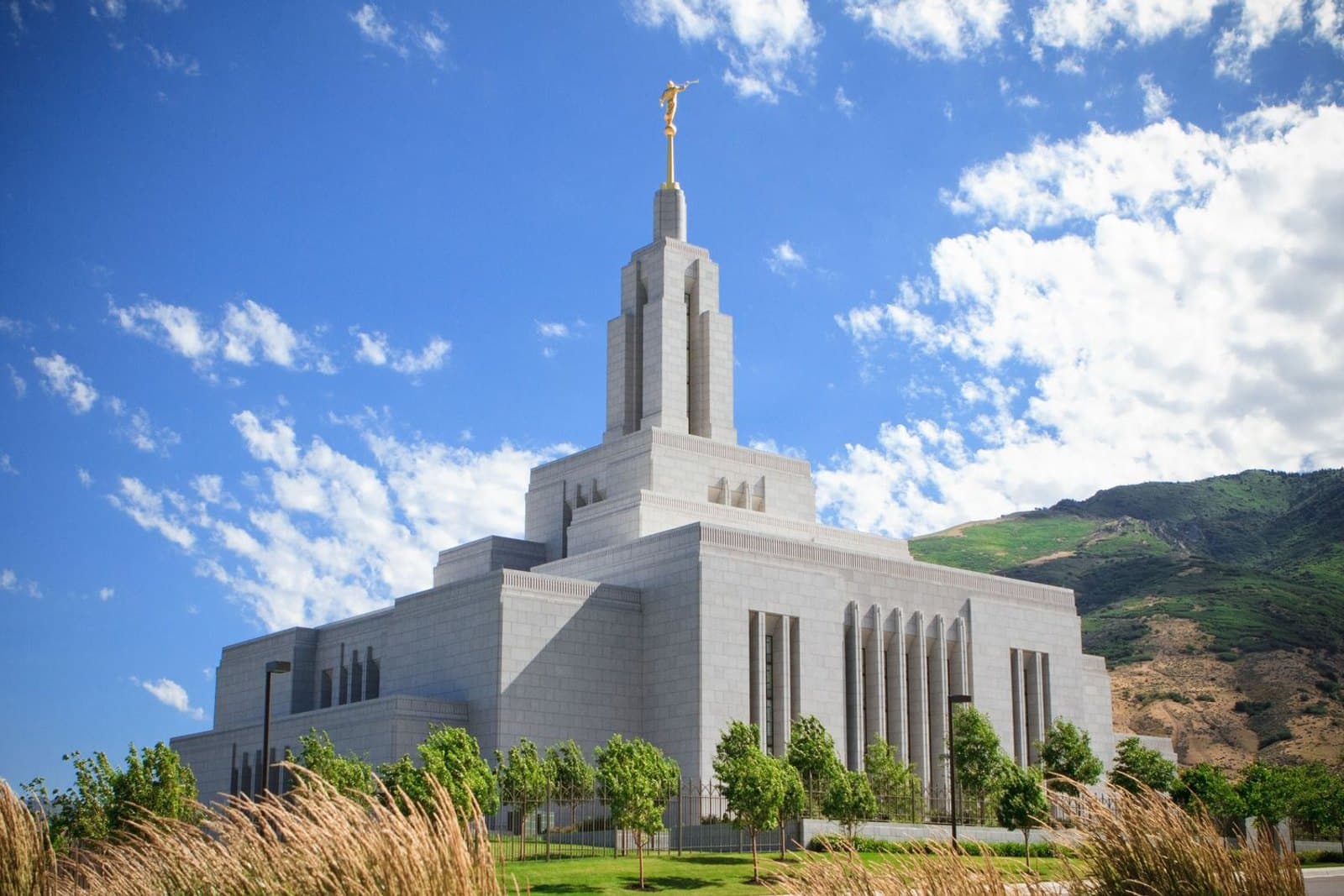 Draper Utah Temple in Utah, shown on its official venue website
