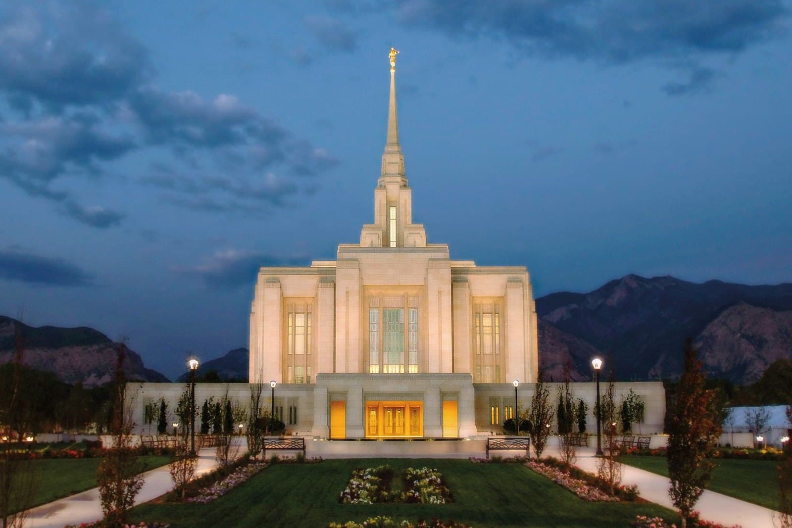 Ogden Utah Temple in Utah, shown on its official venue website
