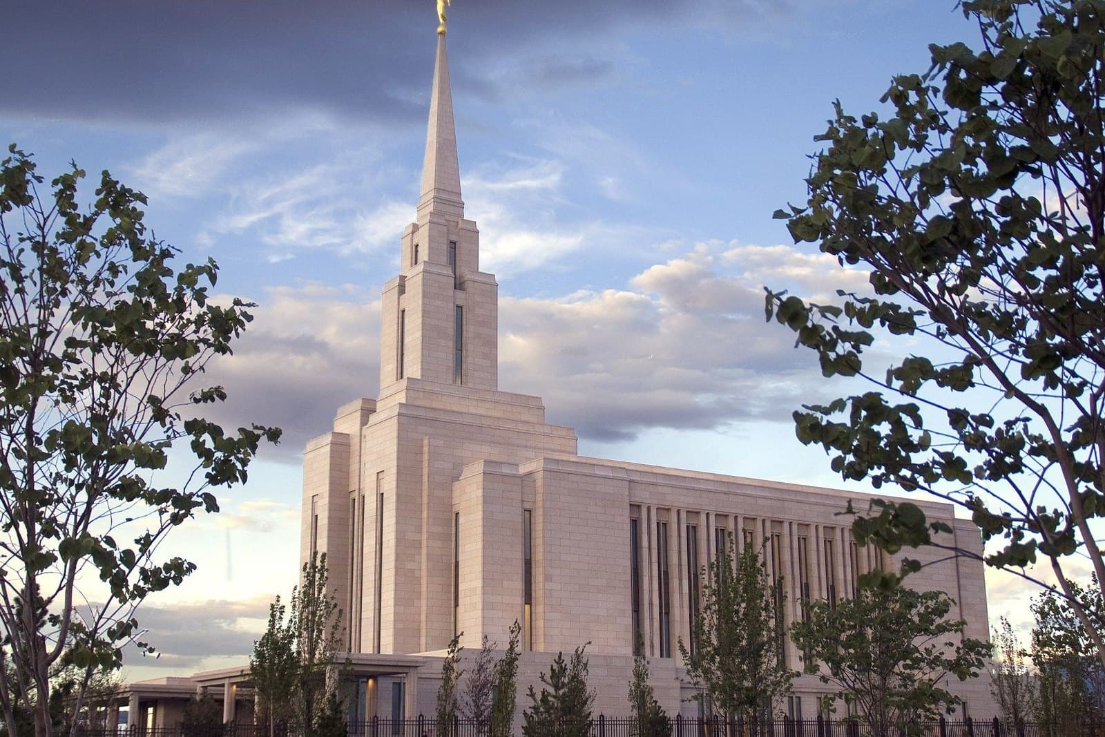 Oquirrh Mountain Utah Temple in Utah, shown on its official venue website