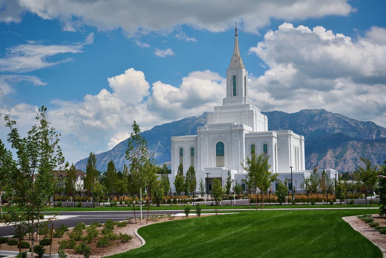 Orem Utah Temple in Utah, shown on its official venue website