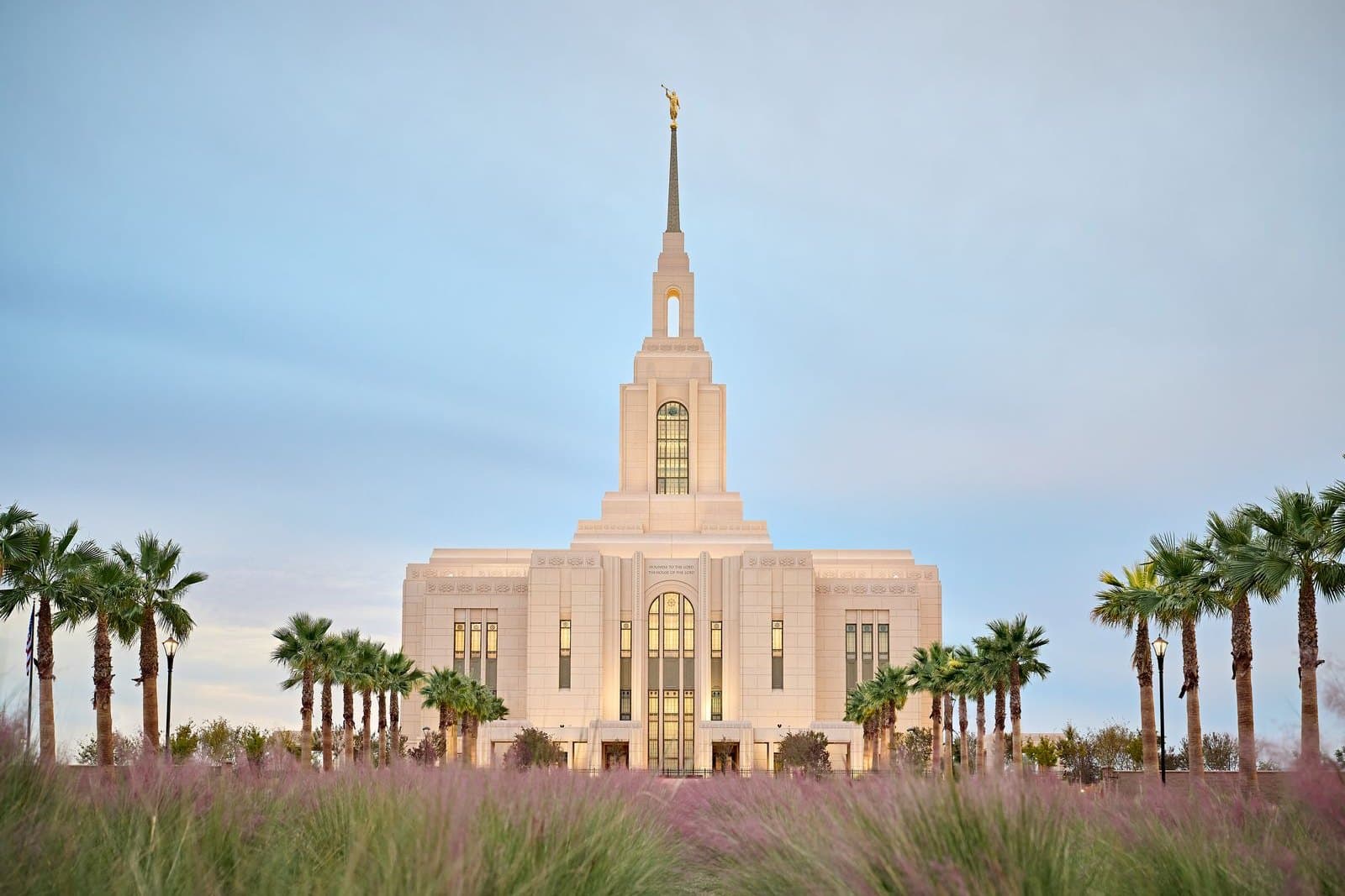 Red Cliffs Utah Temple in Utah, shown on its official venue website