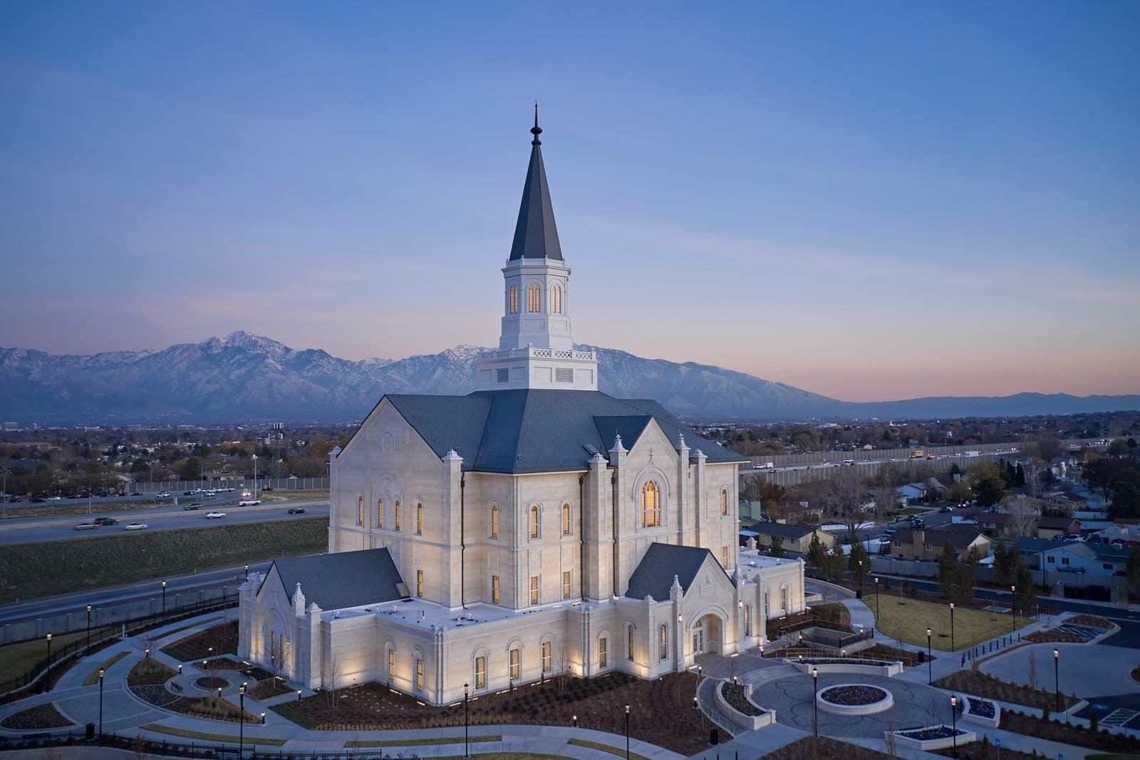 Taylorsville Utah Temple in Utah, shown on its official venue website