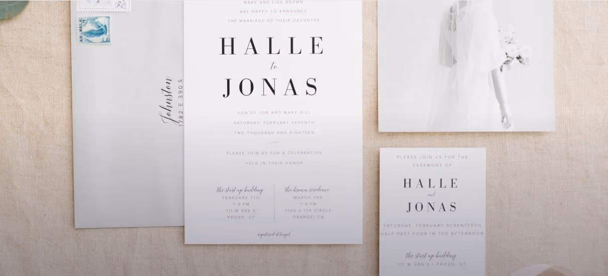 Print & Main - Announcements / Invitations in Layton, Utah | Salt Lake Bride