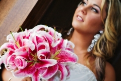 Stargazer Lily bridal bouquet