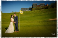 Park city Utah weddings reception venue - Jeremy Ranch bride and groom